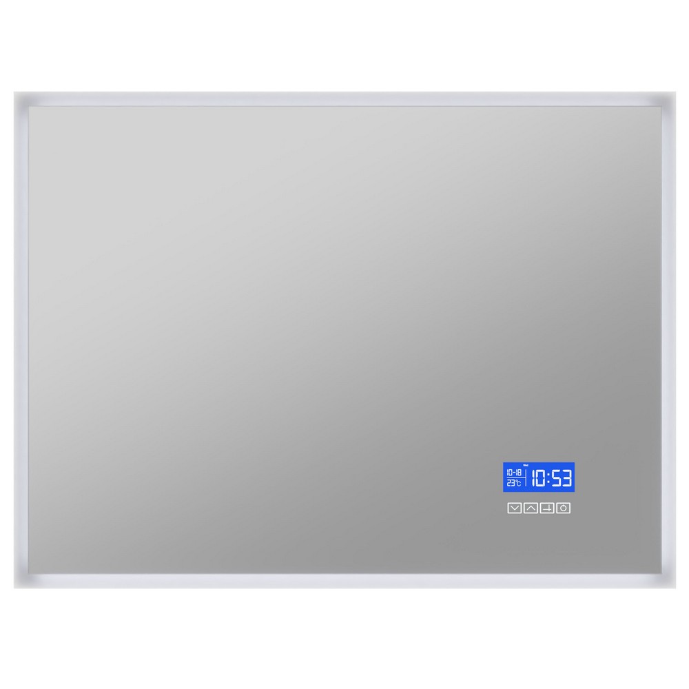 ANZZI BA-LMDFX012AL 32 X 24 INCH RECTANGULAR LED FRONT AND BACK LIGHT MAGNIFYING BATHROOM MIRROR WITH DEFOGGER