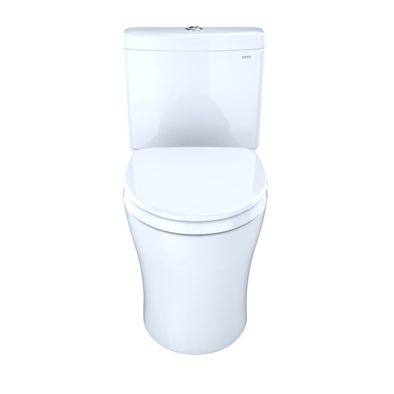 TOTO MS446124CEMFGN#0 AQUIA IV 27 5/8 INCH TWO PIECE 1.28 GPF DUAL FLUSH ELONGATED TOILET