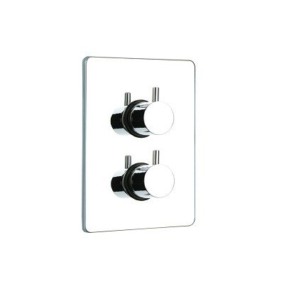 WHITEHAUS WHLX785T-C LUXE THERMOSTATIC VALVE WITH SQUARE PLATE