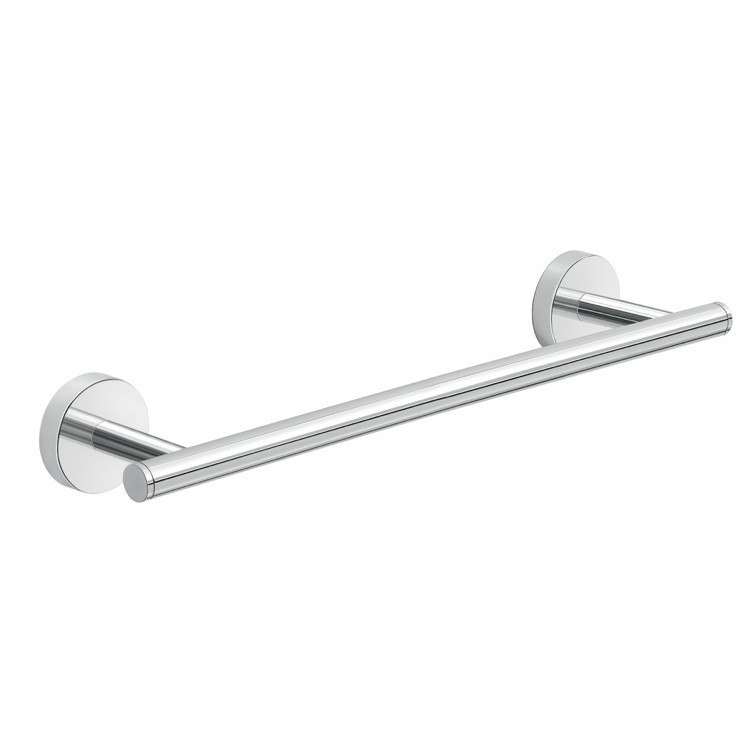 GEDY 2321-35-13 EROS 14 INCH POLISHED CHROME ROUNDED TOWEL BAR