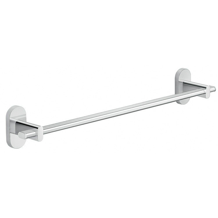 GEDY 5321-45-13 FEBO 18 INCH POLISHED CHROME ROUNDED TOWEL RAIL