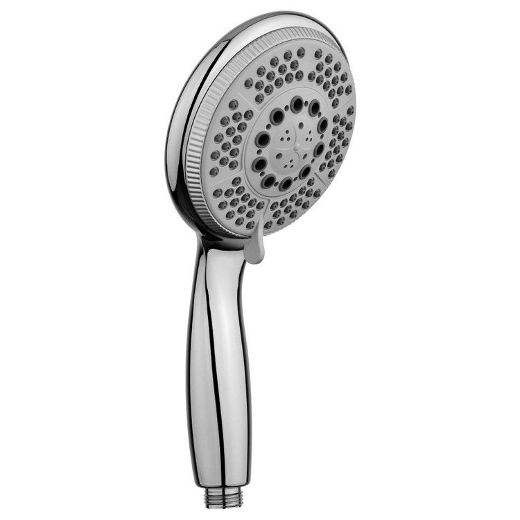 GEDY A021063 SUPERINOX SHOWER SYSTEM WITH HAND SHOWER WITH SLIDING RAIL, SHOWERHEAD, AND WATER CONNECTION IN CHROME