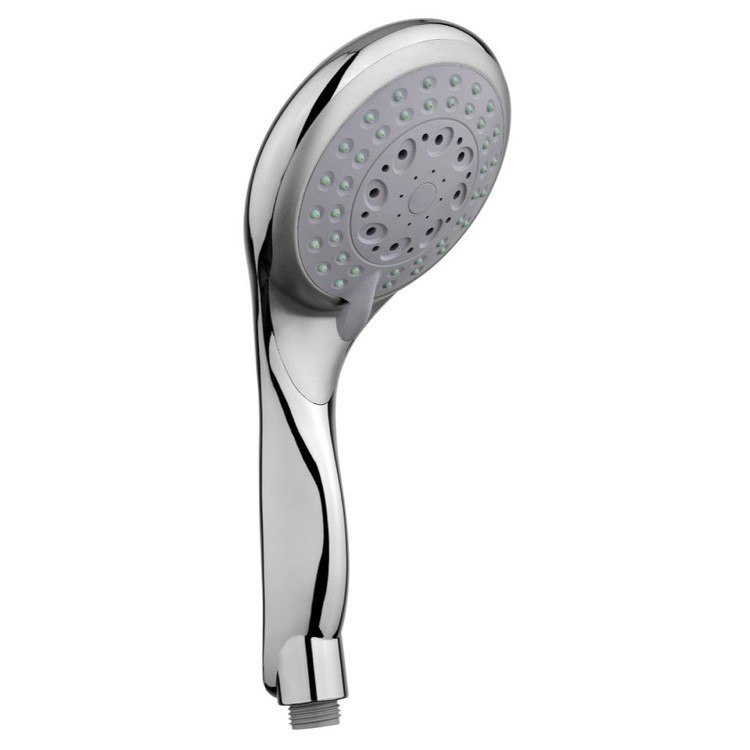 GEDY A051063 SUPERINOX SHOWER SYSTEM WITH SHOWERHEAD, SLIDING RAIL WITH HAND SHOWER, AND WATER CONNECTION IN CHROME