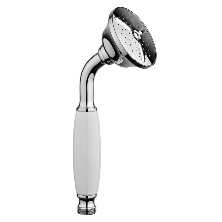 GEDY A071064 SUPERINOX CHROMED BRASS HAND SHOWER WITH ONE FUNCTION