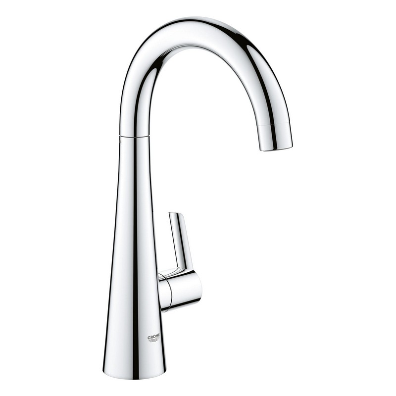 GROHE 300262 GROHE ZEDRA 10 1/2 INCH DECK MOUNT SINGLE HOLE AND SINGLE HANDLE BEVERAGE KITCHEN FAUCET WITH FILTRATION