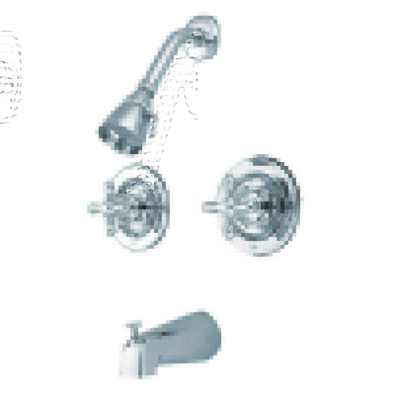 KINGSTON BRASS GKB66AX VINTAGE WATER SAVING VINTAGE TUB AND SHOWER FAUCET WITH PRESSURE BALANCED VALVE