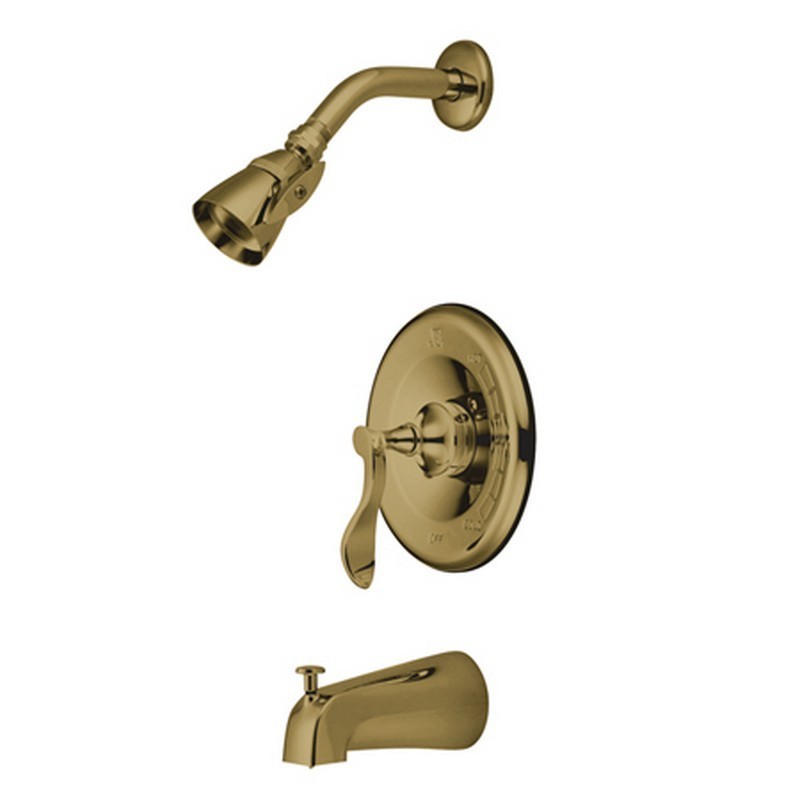 KINGSTON BRASS KB163CFL CENTURY TUB AND SHOWER FAUCET