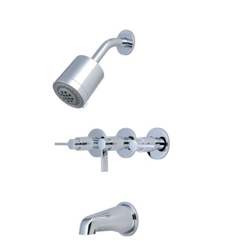 KINGSTON BRASS KBX813NDL NUVOFUSION TUB AND SHOWER FAUCET