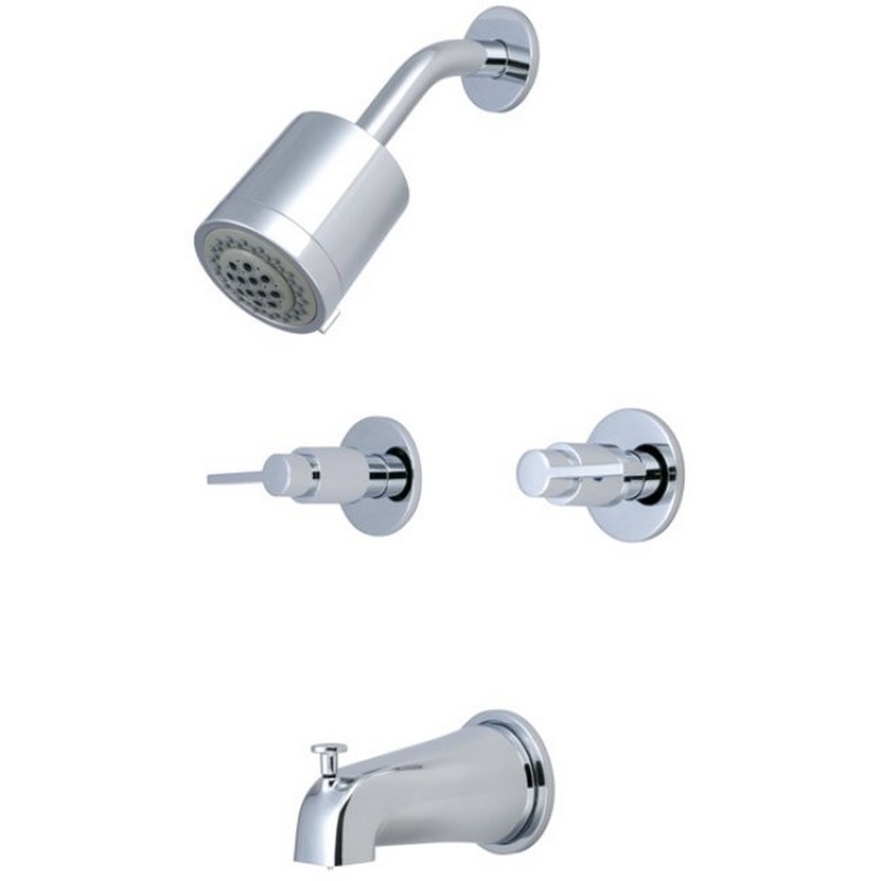 KINGSTON BRASS KBX814NDL NUVOFUSION TUB AND SHOWER FAUCET