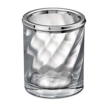WINDISCH 91801 SPIRAL FINISHED TUMBLER MADE FROM TWISTED GLASS