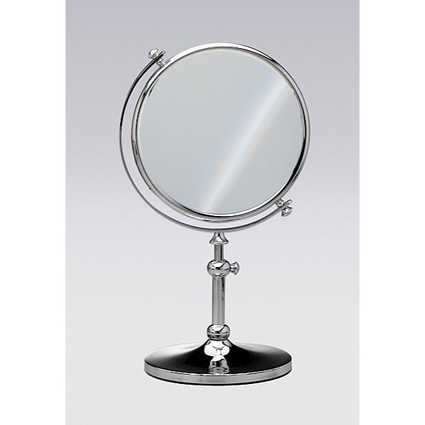 WINDISCH 99111 STAND MIRRORS FREE STANDING BRASS MIRROR WITH 3X MAGNIFICATION