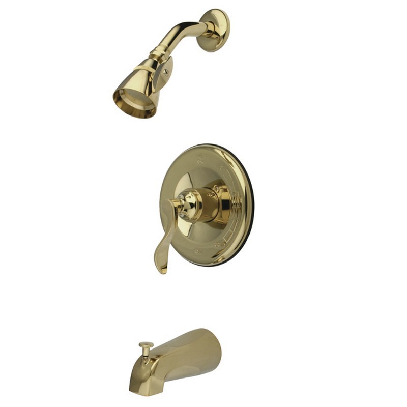 KINGSTON BRASS KB163DFL NUFRENCH TUB AND SHOWER FAUCET
