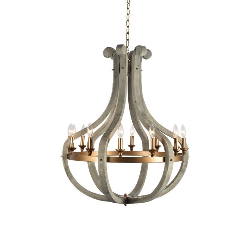 YOSEMITE 1200041235 DARBY COLLECTION TWELVE LIGHT CHANDELIER