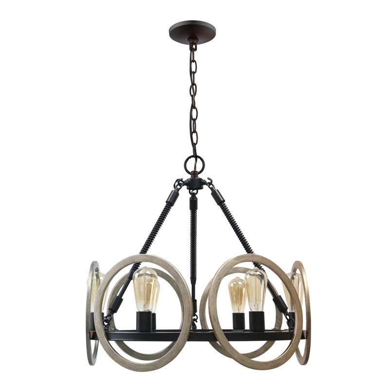 YOSEMITE 120012625 PARADOXIAL COLLECTION SIX LIGHT CHANDELIER