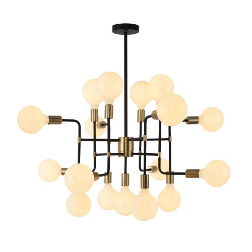 YOSEMITE BSCB90127 EVERY WHICH WAY COLLECTION 17 LIGHT CHANDELIER