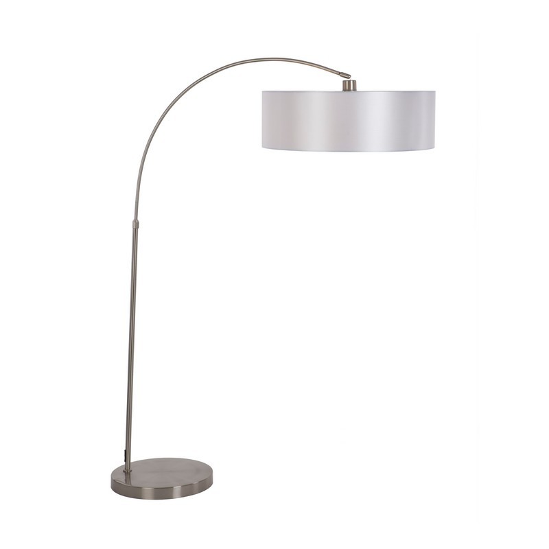 YOSEMITE PFL128PW-SS PORTABLE LAMPS COLLECTION ONE LIGHT ARC FLOOR LAMP