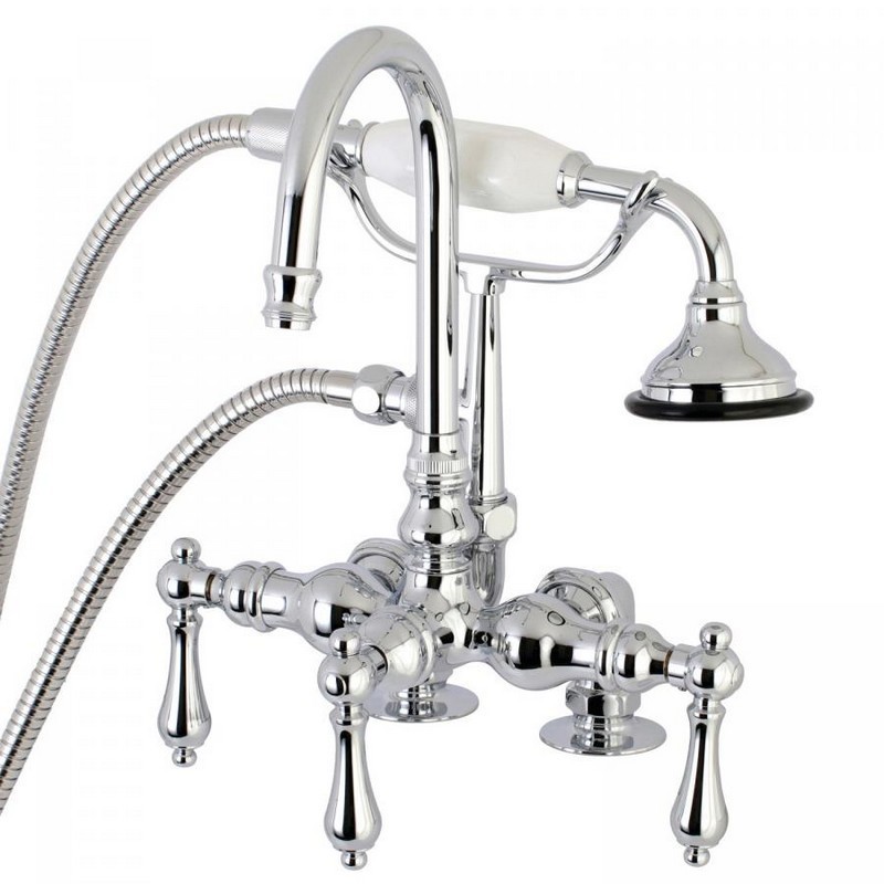 KINGSTON BRASS AE14T1 VINTAGE TUB FAUCET IN POLISHED CHROME