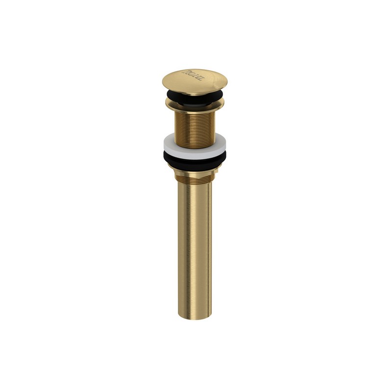 ROHL 5445 2 1/2 INCH NON-SLOTTED TOUCH SEAL DOME DRAIN WITH TAILPIECE