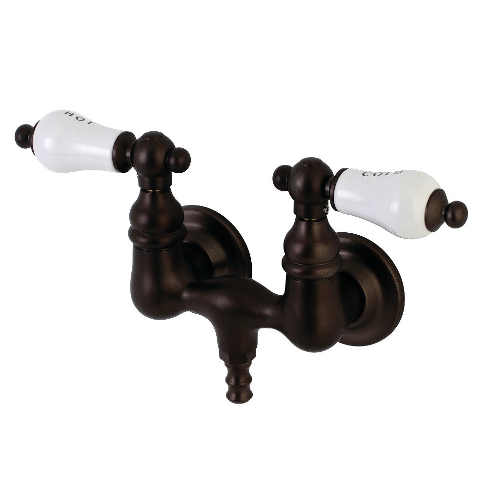 KINGSTON BRASS AE33T VINTAGE WALL MOUNT CLAWFOOT TUB FAUCET