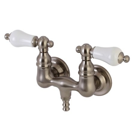 KINGSTON BRASS AE35T VINTAGE WALL MOUNT CLAWFOOT TUB FAUCET