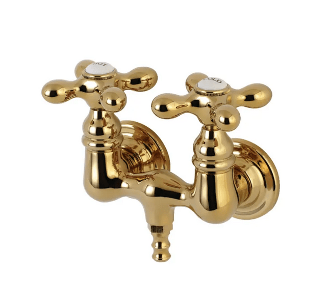KINGSTON BRASS AE37T VINTAGE WALL MOUNT CLAWFOOT TUB FAUCET