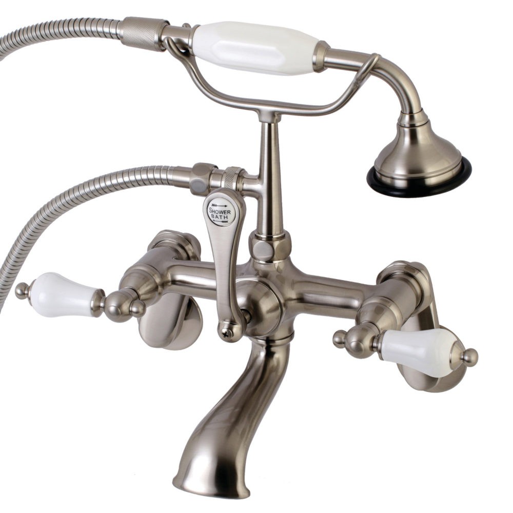 KINGSTON BRASS AE55T VINTAGE CLAWFOOT TUB FAUCET WITH HAND SHOWER