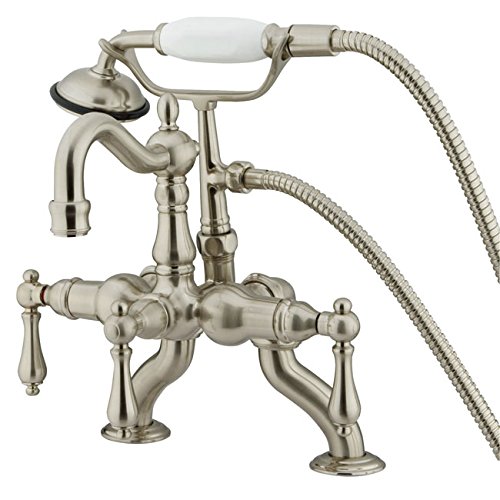KINGSTON BRASS CC2007T VINTAGE CLAWFOOT TUB FILLER FAUCET WITH HAND SHOWER
