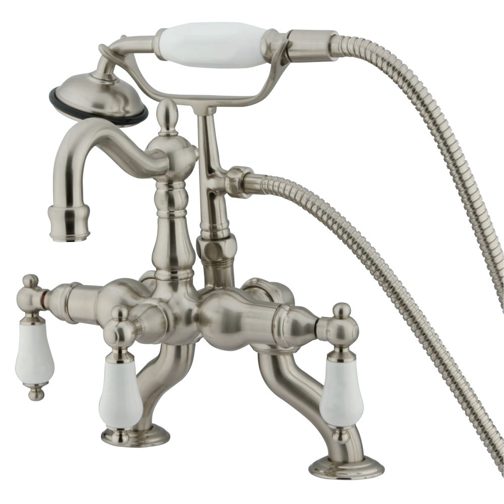 KINGSTON BRASS CC2011T VINTAGE CLAWFOOT TUB FILLER FAUCET WITH HAND SHOWER