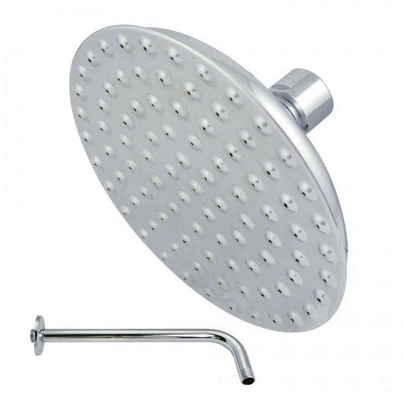 KINGSTON BRASS K135A1CK VICTORIAN SHOWERHEAD WITH SHOWER ARM IN POLISHED CHROME
