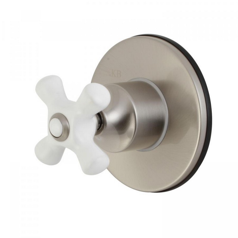 KINGSTON BRASS KS3038PX TUB AND SHOWER FAUCETS IN BRUSHED NICKEL