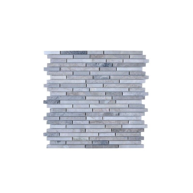 LEGION FURNITURE MS-STONE10 MOSAIC WITH STONE IN GRAY