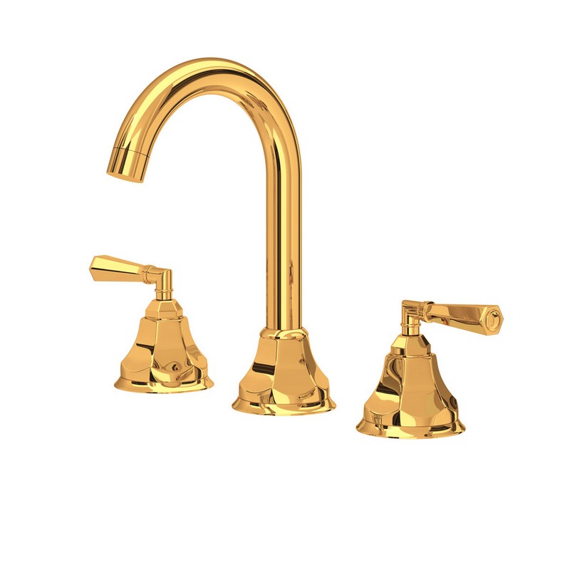 ROHL PN08D3LM PALLADIAN 8 7/8 INCH WIDESPREAD BATHROOM FAUCET WITH C-SPOUT