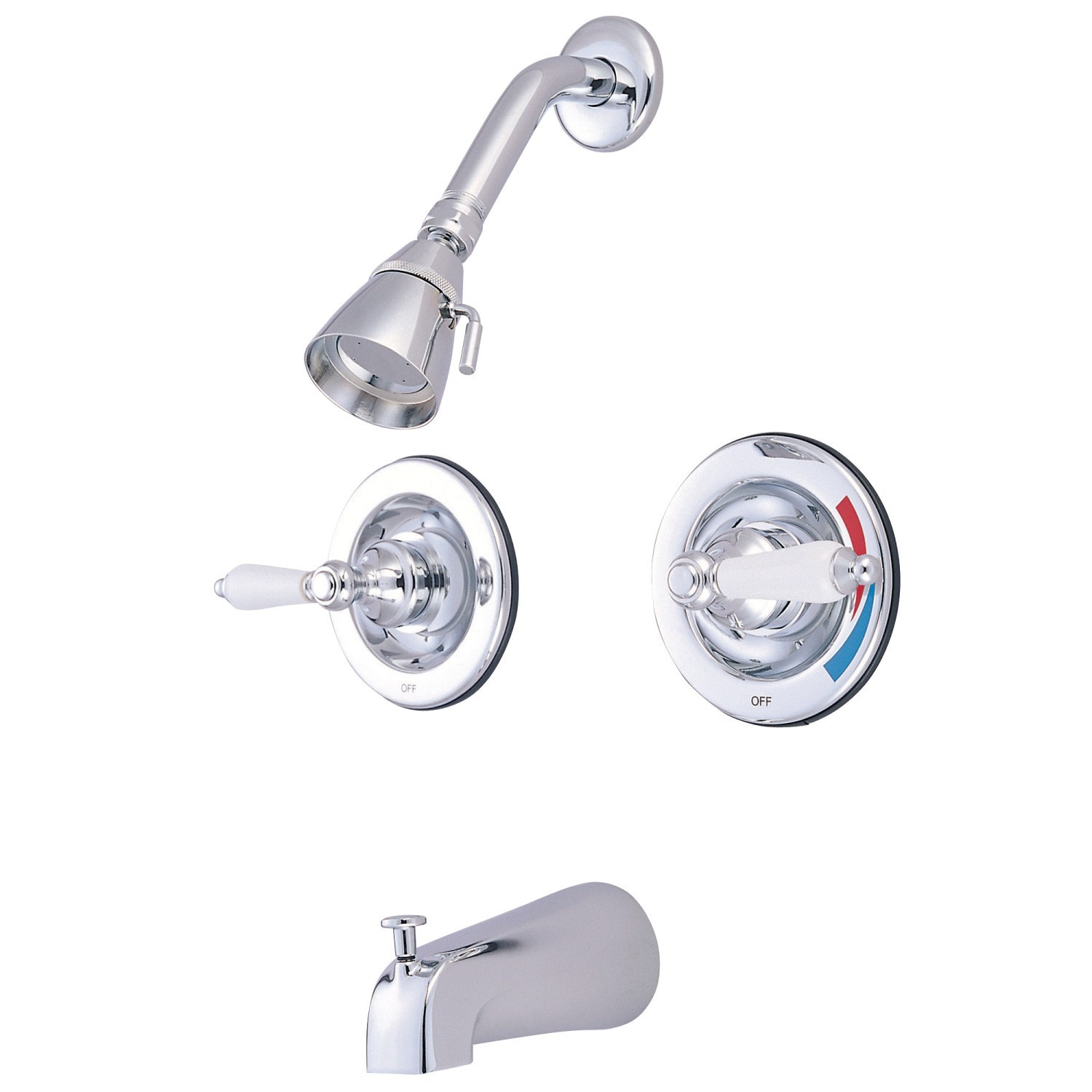 KINGSTON BRASS GKB66PL TUB AND SHOWER FAUCET