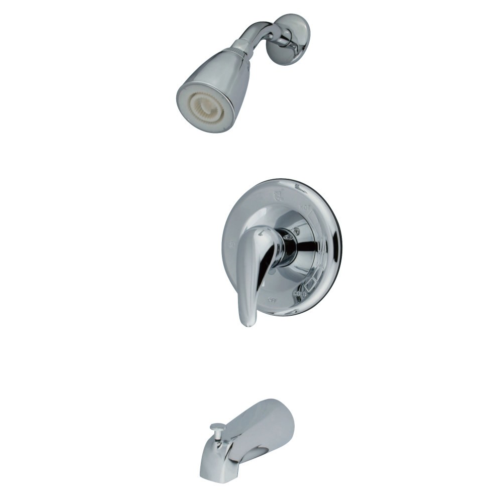 KINGSTON BRASS KB1631LL LEGACY TUB AND SHOWER FAUCET IN POLISHED CHROME