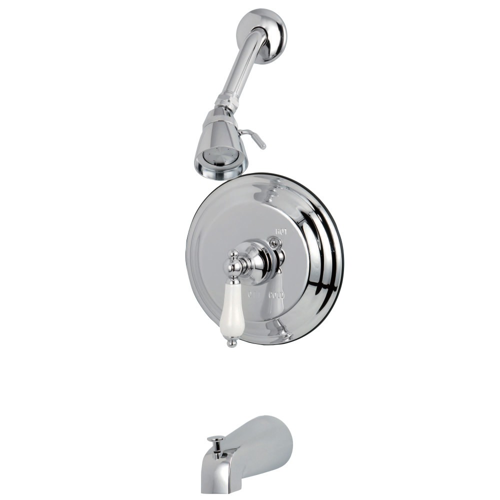 KINGSTON BRASS KB3631PLT TUB AND SHOWER TRIM ONLY IN POLISHED CHROME