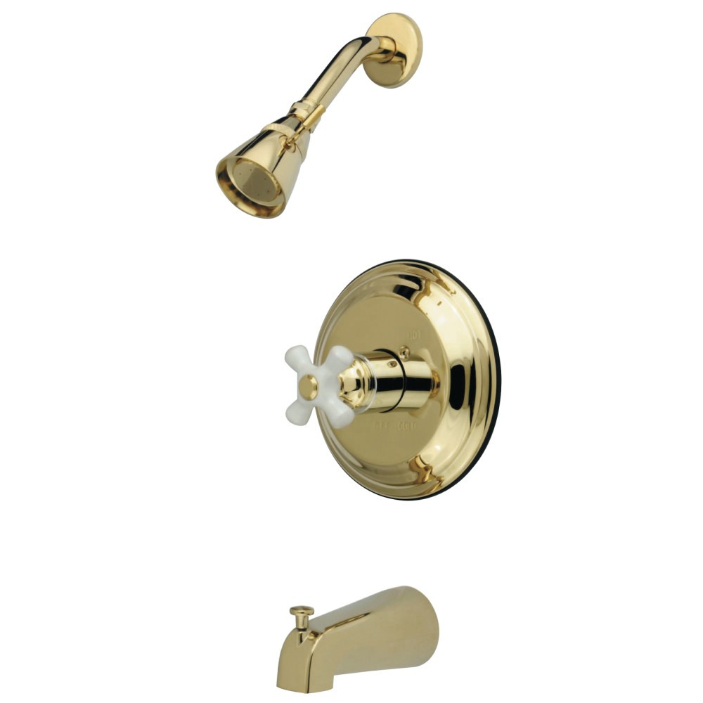 KINGSTON BRASS KB3632PXT TUB AND SHOWER TRIM ONLY IN POLISHED BRASS