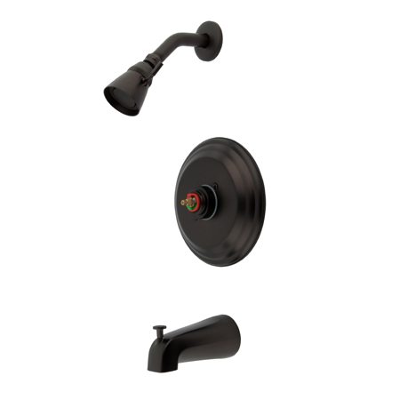 KINGSTON BRASS KB3635TLH TUB AND SHOWER TRIM ONLY WITHOUT HANDLE IN OIL RUBBED BRONZE
