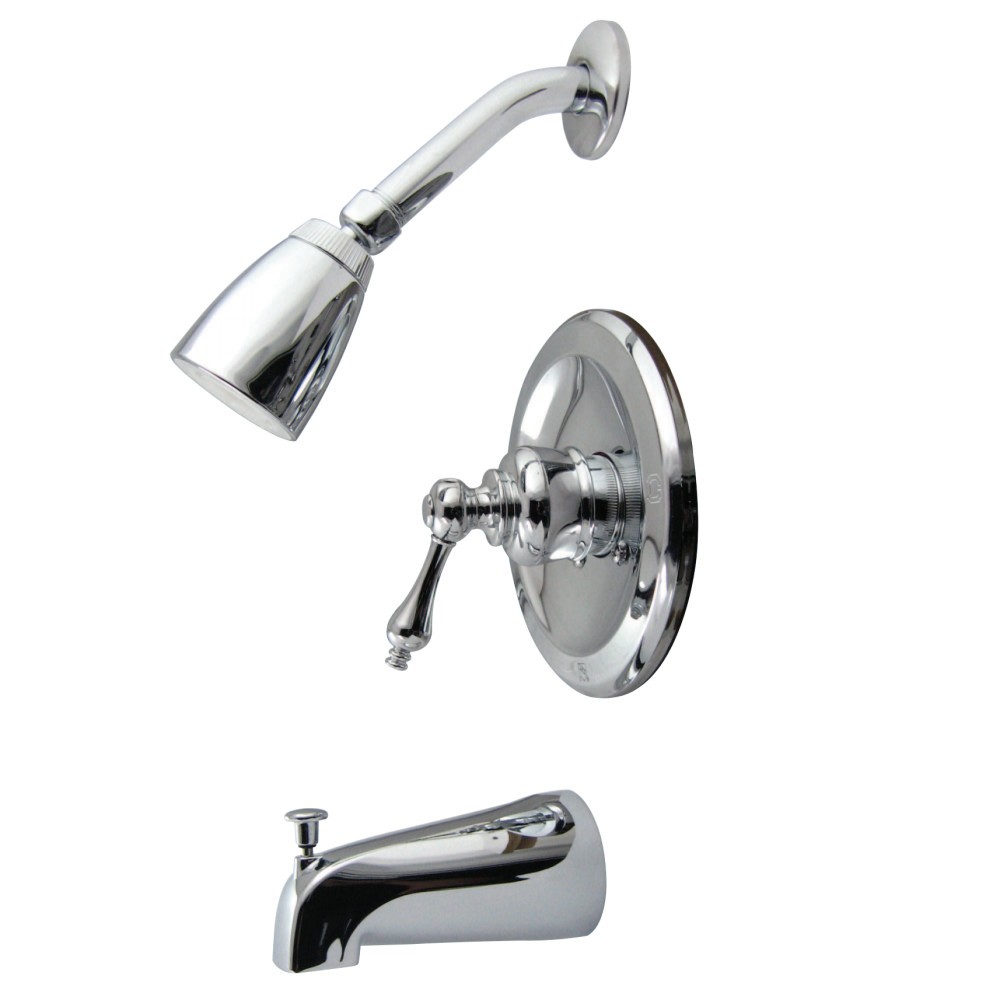KINGSTON BRASS KB531AL TUB AND SHOWER FAUCET IN POLISHED CHROME