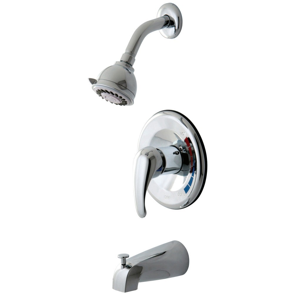 KINGSTON BRASS KB651MH TUB AND SHOWER FAUCET IN POLISHED CHROME