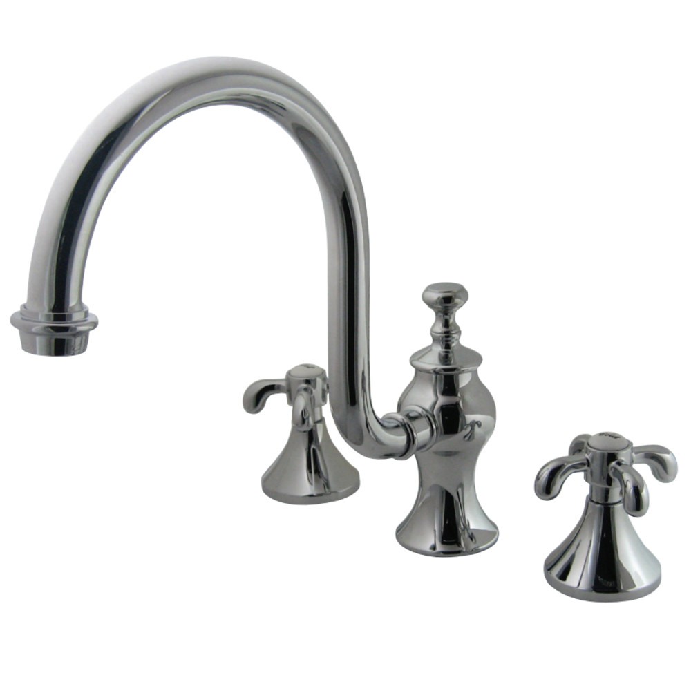 KINGSTON BRASS KS734TX FRENCH COUNTRY ROMAN TUB FILLER WITH HIGH RISE SPOUT