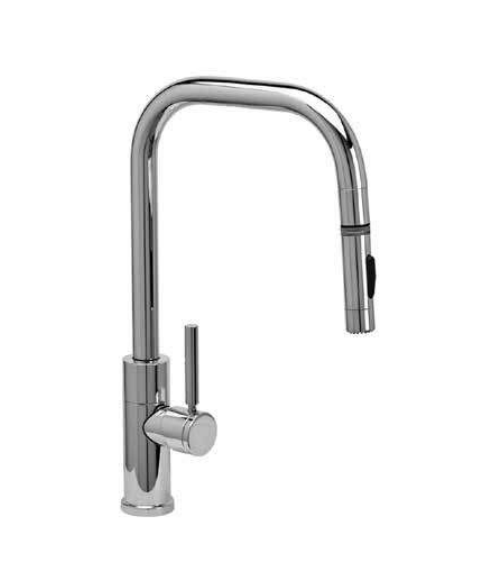 WATERSTONE FAUCETS 10320 FULTON 16 1/8 INCH MODERN TOGGLE SPRAYER ANGLED SPOUT PLP PULLDOWN FAUCET
