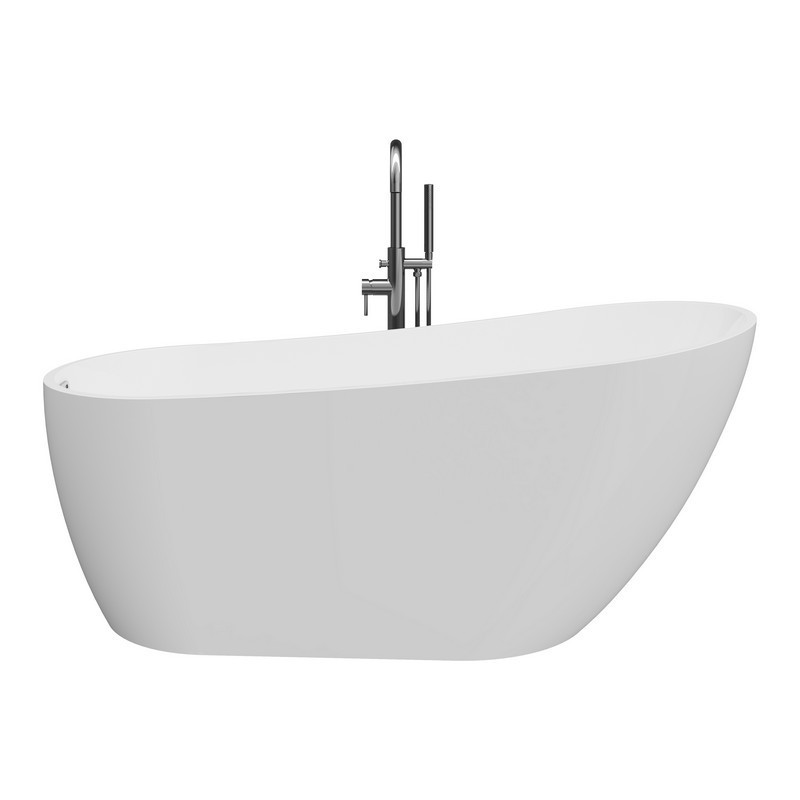 A&E BATH AND SHOWER BT-1037-60-NF RIVIERA-59 INCH FREESTANDING TUB NO FAUCET