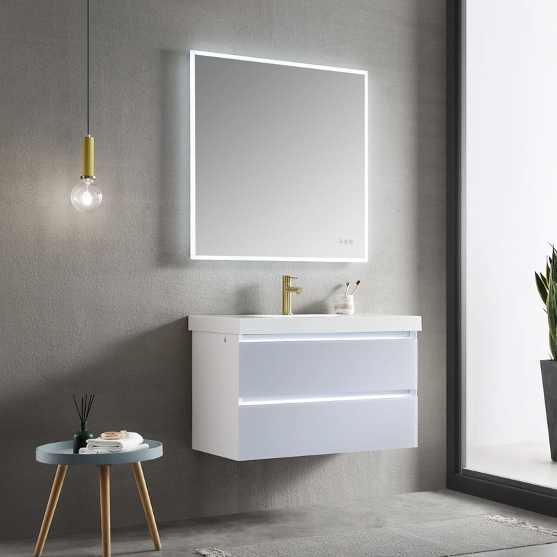 BLOSSOM LED M2 3036 BETA 30 INCH LED MIRROR WITH FROSTED SIDES