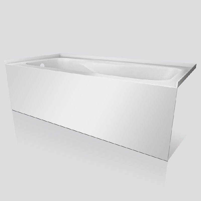 VALLEY ACRYLIC PPRO6630SK PRO SIGNATURE 66 INCH X 30 INCH PLAIN SKIRTED ALCOVE BATHTUB