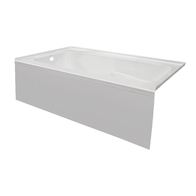 VALLEY ACRYLIC PSTARK7232SK STARK SIGNATURE 72 INCH X 32 INCH PLAIN SKIRTED ALCOVE BATHTUB