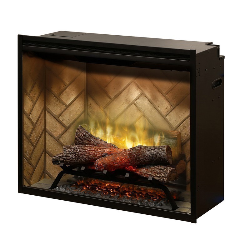 DIMPLEX RBF30 31 1/4 INCH REVILLUSION WALL MOUNT BUILT-IN ELECTRIC FIREPLACE