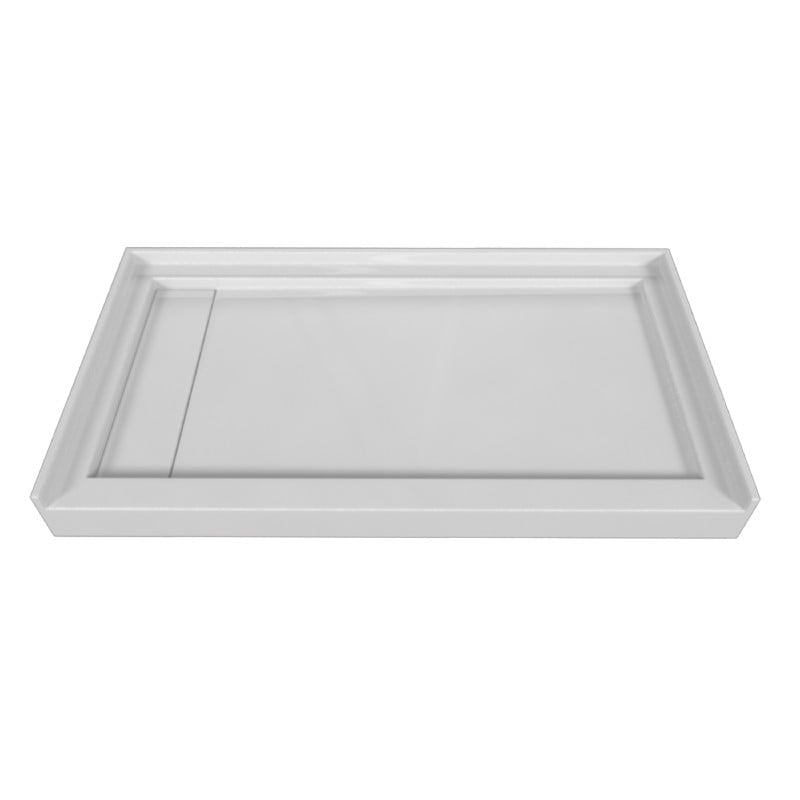 VALLEY ACRYLIC SBLDST-5432 SIGNATURE 54 INCH X 32 INCH SINGLE THRESHOLD ACRYLIC LINEAR DRAIN SHOWER BASE