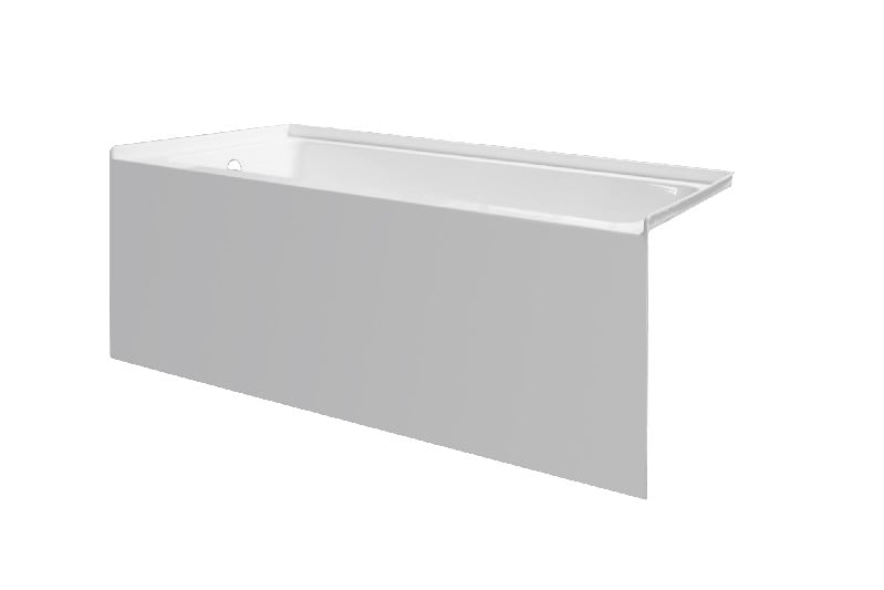 VALLEY ACRYLIC PSPACEAFR5430SK ESPACE AFFORDABLE LUXURY 54 INCH ABOVE FLOOR ROUGH IN PSPACE ACRYLIC MULTI-LAYERED BATHTUB