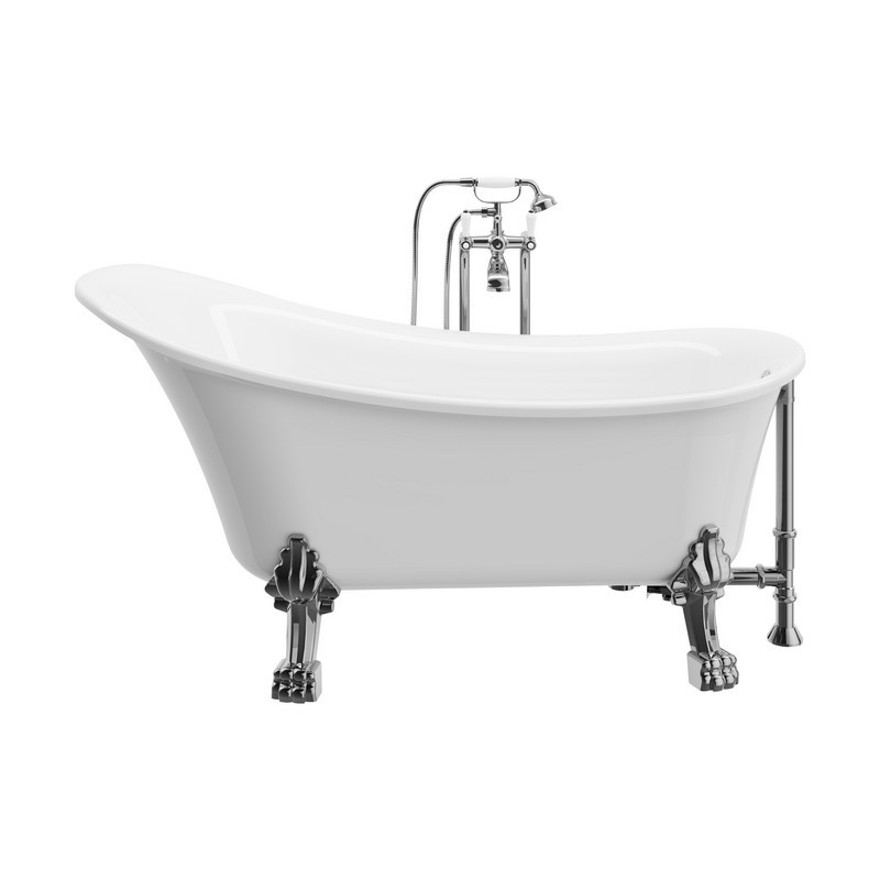 A&E BATH AND SHOWER BT-830-59 DORA 59 INCH FREESTANDING TUB WITH FAUCET
