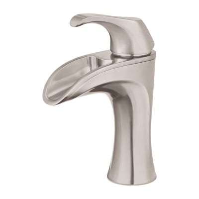 PFISTER LF-042-BR BREA 8 3/4 INCH DECK MOUNT SINGLE CONTROL BATHROOM FAUCET WITH PUSH AND SEAL